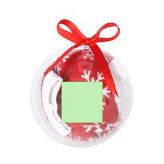 Calcetines navideños en bola con lazo rojo | Area 5 | 30 x 30