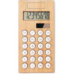 Calculadora Solar de Bambú | ABOVE DISPLAY | 30 x 10