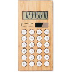 Calculadora Solar de Bambú | BELOW DISPLAY | 20 x 5