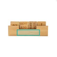 Calendario perpetuo de sobremesa | ZONA1 | 80 x 20