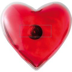 Calienta manos corazón acabado brillante | Trasero | 40 x 15