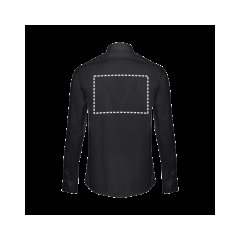 Camisa Popelina Unisex Botones a Juego | Espalda | 280 x 200
