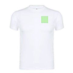 Camiseta Adulto Blanca 140g | Area 1 | 80 x 80