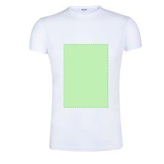 Camiseta adulto blanca transpirable textura algodón | Area 3 | 280 x 400