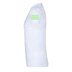 Camiseta adulto blanca transpirable textura algodón | Area 4