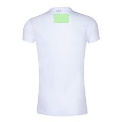 Camiseta adulto blanca transpirable textura algodón | Area 6