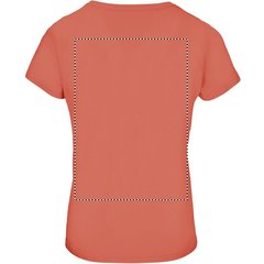 Camiseta Ajustada Algodón Mujer | Trasero | 280 x 400