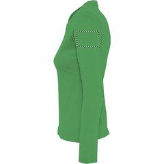 Camiseta Ajustada Manga Larga Mujer | Brazo Izquierdo | 100 x 70