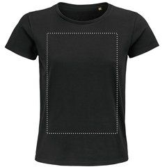 Camiseta Ajustada Mujer Algodón Orgánico | Frontal | 280 x 400