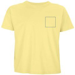 Camiseta de algodón para hombre oversize | Pecho | 100 x 100