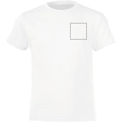 Camiseta Algodón Niño Cuello Elástico | Pecho | 70 x 70
