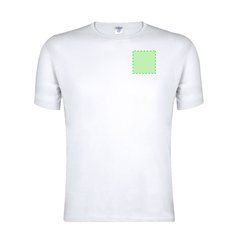 Camiseta Blanca Adulto 100% Algodón | Area 1 | 80 x 80