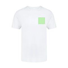Camiseta Blanca Algodón Sin Costuras Laterales | Area 1 | 80 x 80