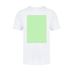 Camiseta Blanca Algodón Sin Costuras Laterales | Area 3 | 280 x 400