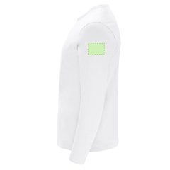 Camiseta Blanca Algodón Manga Larga | Area 4 | 80 x 50