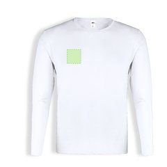 Camiseta Blanca Manga Larga Algodón | Area 2 | 80 x 80