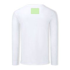 Camiseta Blanca Manga Larga Algodón | Area 6