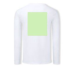 Camiseta Blanca Manga Larga Algodón | Area 7