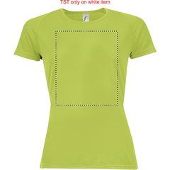 Camiseta Deportiva Mujer 140g | Frontal | 250 x 300