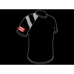 Camiseta Dry & Fresh Azul España | Manga izquierda en 1 color negro | 80 x 50