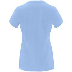 Camiseta entallada de manga corta con cuello redondo | TRASERA | 350 x 420