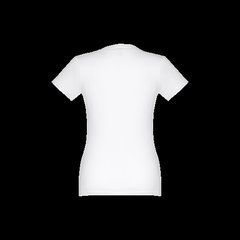 Camiseta Entallada Mujer de Algodón | Espalda