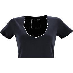 Camiseta Fit Mujer 150g | Dentro | 70 x 70