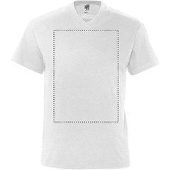 Camiseta Hombre Algodón Cuello Pico | Frontal