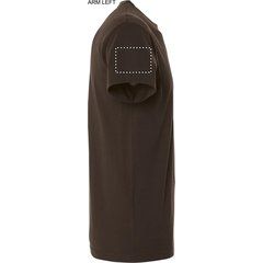 Camiseta Hombre Tubular 100% Algodón | Brazo Izquierdo | 100 x 70