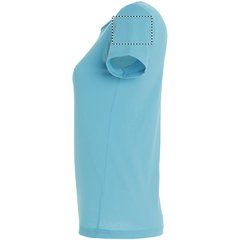 Camiseta Mujer 150g Algodón | Brazo Izquierdo | 100 x 70