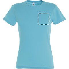 Camiseta Mujer 150g Algodón | Pecho | 100 x 100