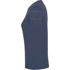 Camiseta Mujer Algodón Corte Entallado | Brazo Izquierdo | 100 x 70