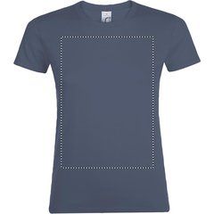 Camiseta Mujer Algodón Corte Entallado | Frontal | 280 x 400