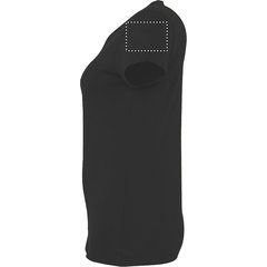 Camiseta Mujer Algodón Semi-Peinado | Brazo Izquierdo | 100 x 70