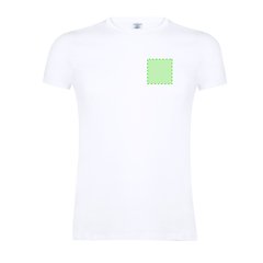 Camiseta Mujer Blanca 150g/m2 | Area 1 | 80 x 80