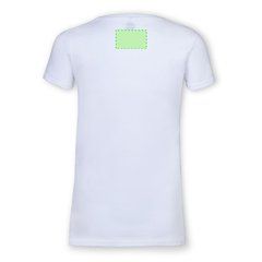Camiseta Mujer Blanca Entallada | Area 6 | 100 x 60