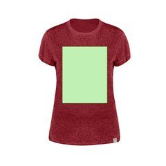 Camiseta Mujer Jaspeada Algodón Reciclado | Area 3