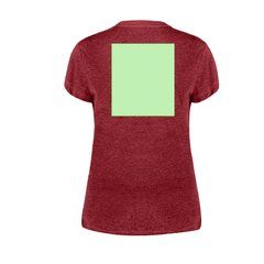 Camiseta Mujer Jaspeada Algodón Reciclado | Area 7