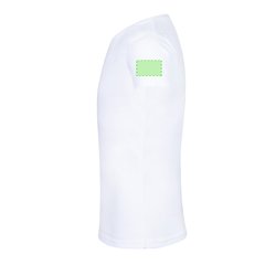 Camiseta Niña Entallada Blanca 100% Algodón | Area 4 | 80 x 50
