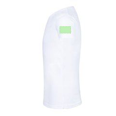 Camiseta Niña Entallada Blanca 100% Algodón | Area 4