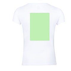 Camiseta Niña Entallada Blanca 100% Algodón | Area 7