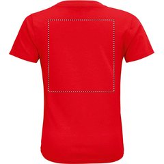Camiseta Niños Ajustada 150g Algodón | Trasero | 200 x 220