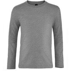 Camiseta Niños Manga Larga Algodón | Pecho | 70 x 70