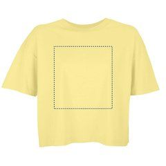 Camiseta oversize de mujer 100% algodón orgánico | Frontal | 280 x 300