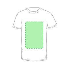 Camiseta técnica adulto blanca tratamiento refrigerante | En el pecho | 330 x 200