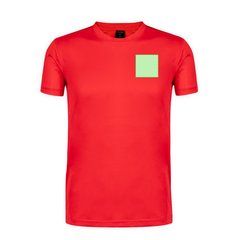 Camiseta técnica adulto de varios colores con diseño en espalda y mangas transpirable | Area 1 | 80 x 80