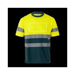 Camiseta técnica con bandas reflectantes | Pecho | 300 x 150