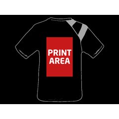 Camiseta Técnica con Bandera en Hombro | Marcaje en la espalda | 80 x 80