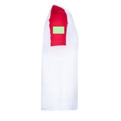 Camiseta técnica blanca con franja de color | Area 5 | 80 x 50