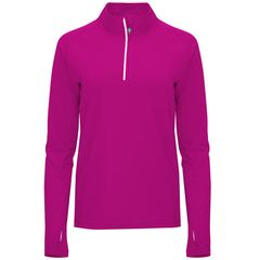 Camiseta Técnica Mujer Cuello Alto Puño Pulgar | PECHO_IZQUIERDO | 100 x 420